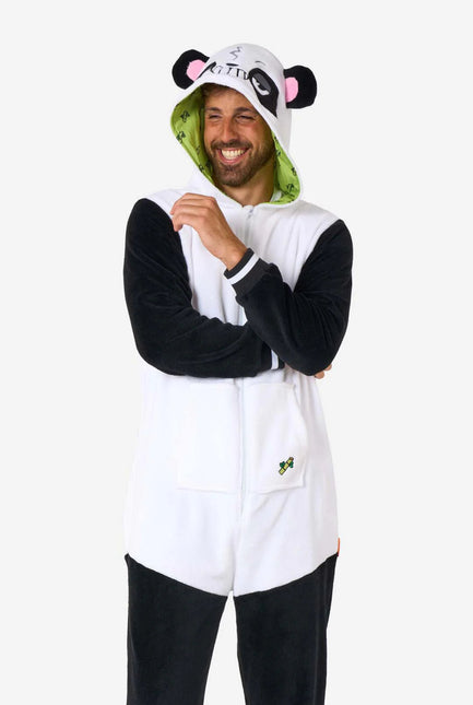 Panda Onesie Zwart Wit - Partywinkel - 8720629387253