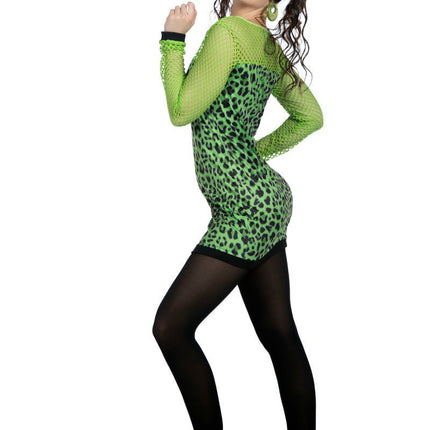 Panterprint Jurkje Groen van Wilbers & Wilbers koop je bij Partywinkel