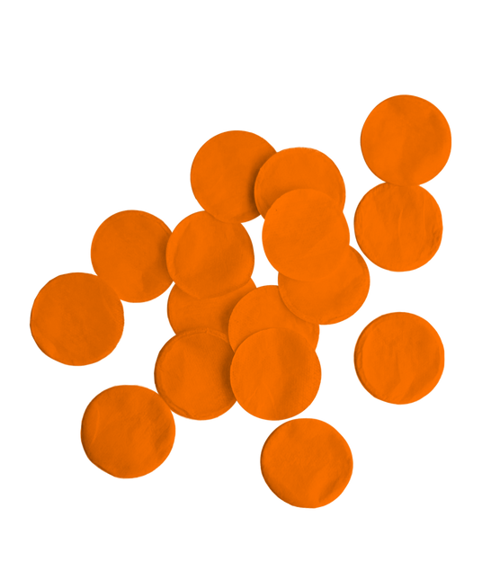 Confettis en papier - Orange