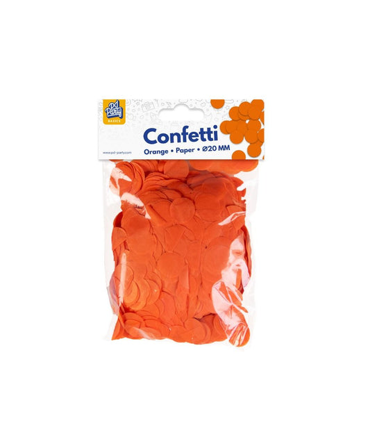 Confettis en papier - Orange