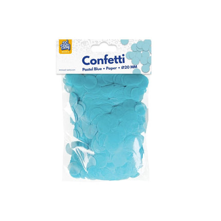 Confettis en papier - Bleu pastel