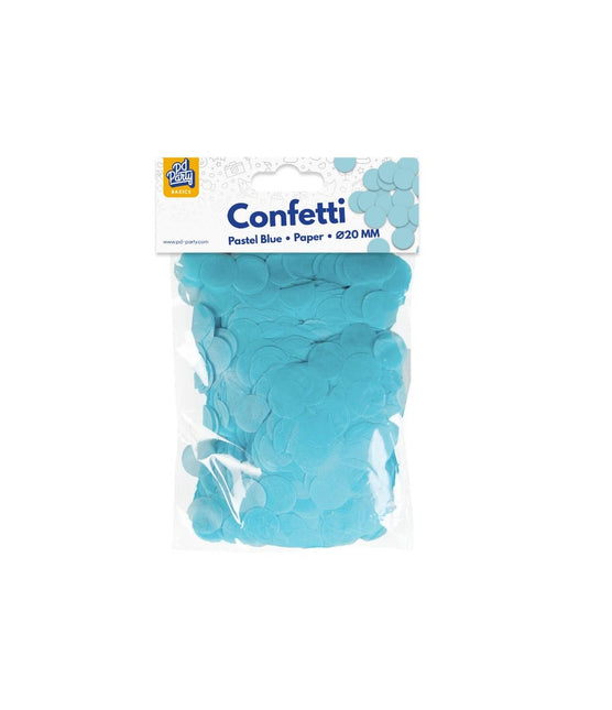 Confettis en papier - Bleu pastel