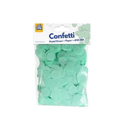 Confettis en papier - Vert pastel