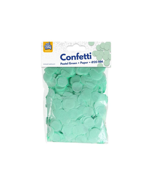 Confettis en papier - Vert pastel