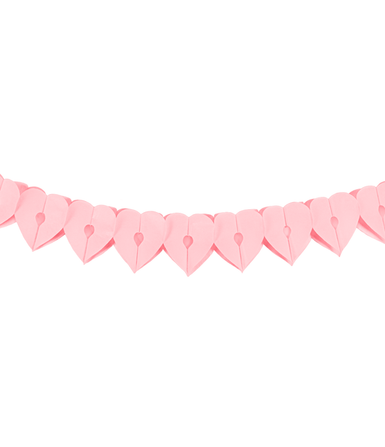 Guirlande Coeur Rose 6m