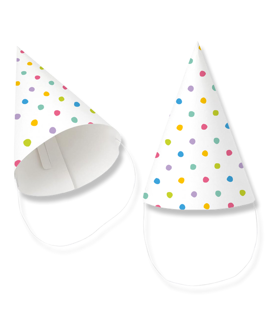 Chapeaux en papier - Party Dots