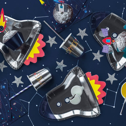 Papieren Rietjes Lila 19,5cm 10st van Partydeco koop je bij Partywinkel