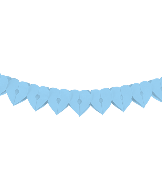 Papieren Slinger Hartjes Blauw van Paper Dreams koop je bij Partywinkel