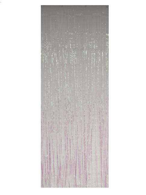 Parelmoer Deurgordijn 2,5m van Partydeco koop je bij Partywinkel