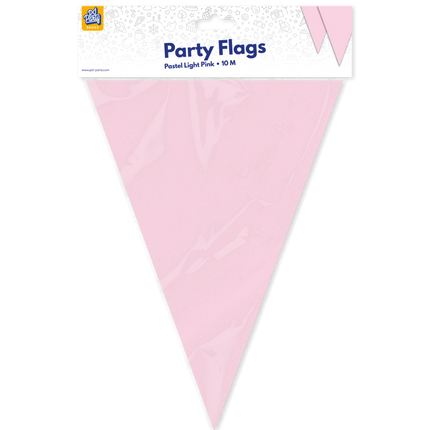 Ligne de drapeau rose clair pastel