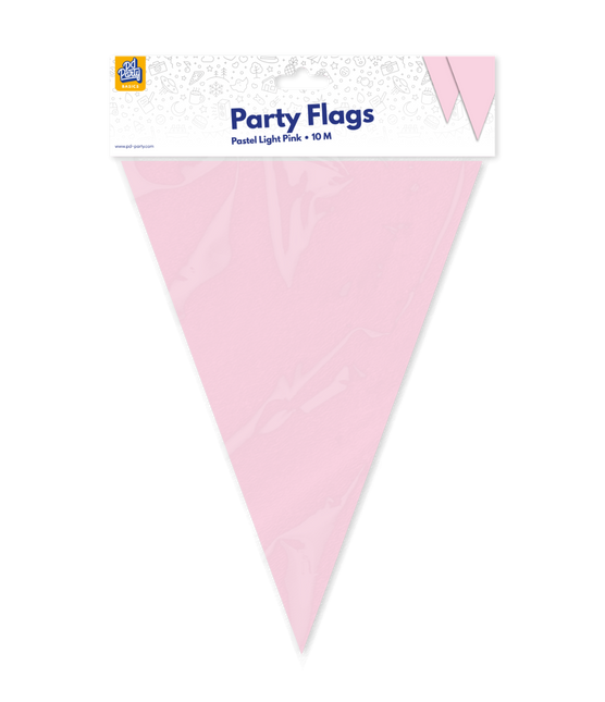 Ligne de drapeau rose clair pastel
