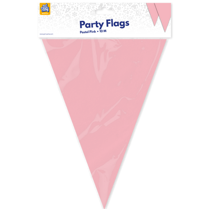 Ligne de drapeau rose pastel