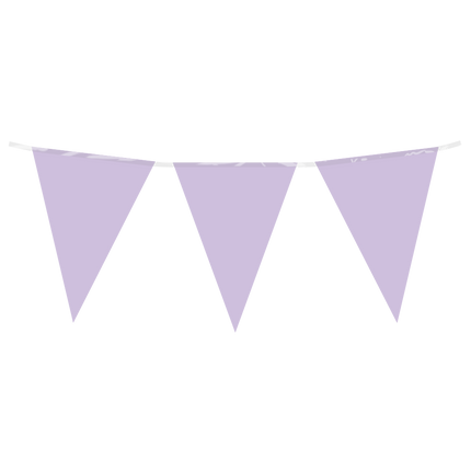 Ligne de drapeau violet pastel