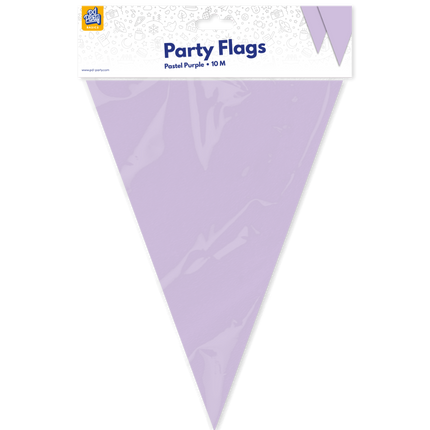Ligne de drapeau violet pastel