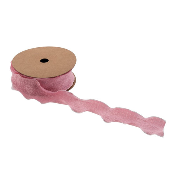 RUBAN ROSE PASTEL 4 CM X 10 M