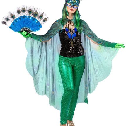 Pauwen Kostuum Gekleurd van Orlob koop je bij Partywinkel