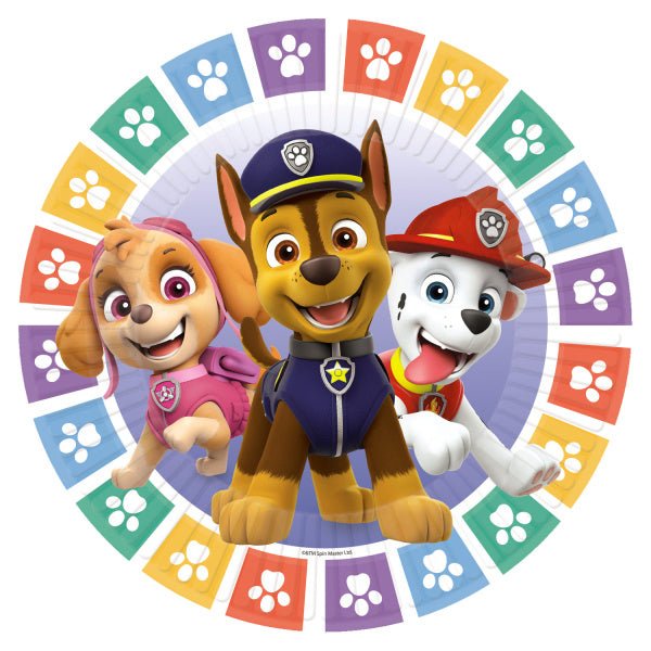 Paw Patrol Borden 18cm 8st van Riethmueller koop je bij Partywinkel