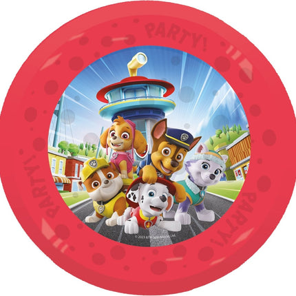 Paw Patrol Borden Herbruikbaar 21cm 4st - Partywinkel - 5201184967584