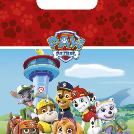 Paw Patrol Uitdeelzakjes Versiering 23cm 6st van Procos koop je bij Partywinkel