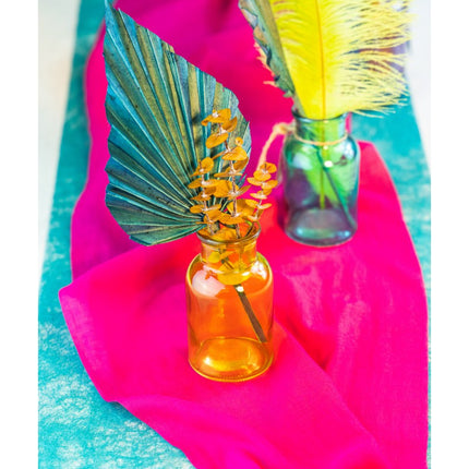 Chemin de table turquoise 10m