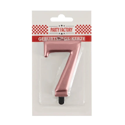 Bougie « 7 ans » en or rose