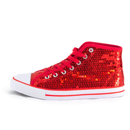 Chaussures rouges à paillettes