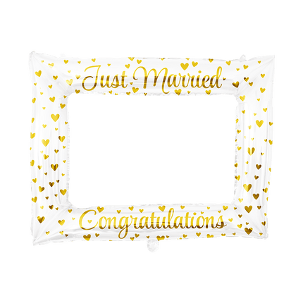 Cadre pour Photobooth de mariage Just Married