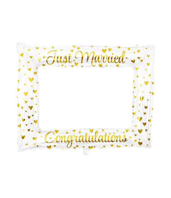 Cadre pour Photobooth de mariage Just Married