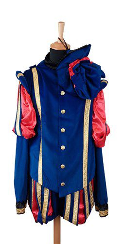 Pete velvet deluxe bleu/rouge