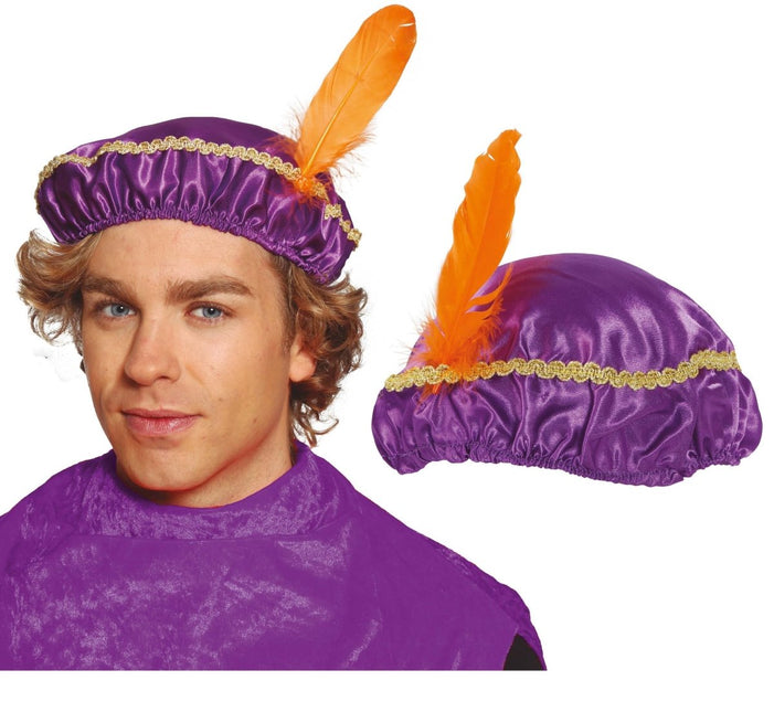 Pietenmuts Paars van Fiestas Guirca koop je bij Partywinkel
