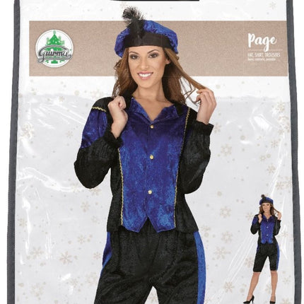 Pietenpak Blauw Dames van Fiestas Guirca koop je bij Partywinkel