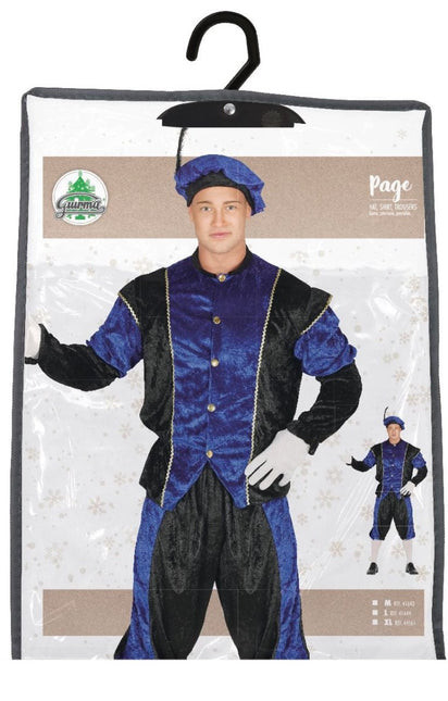 Pietenpak Blauw Zwart van Fiestas Guirca koop je bij Partywinkel