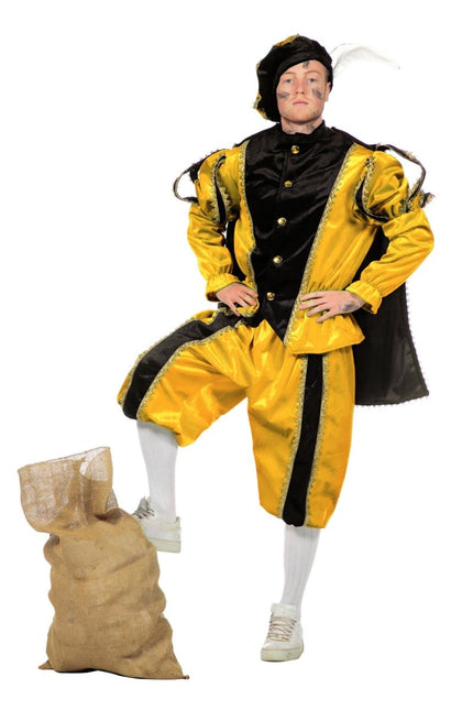 Pietenpak Geel Fluweel van Wilbers & Wilbers koop je bij Partywinkel