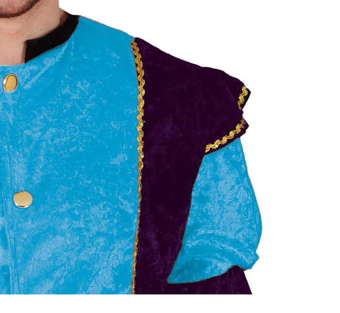 Pietenpak Lichtblauw/Paars van Fiestas Guirca koop je bij Partywinkel