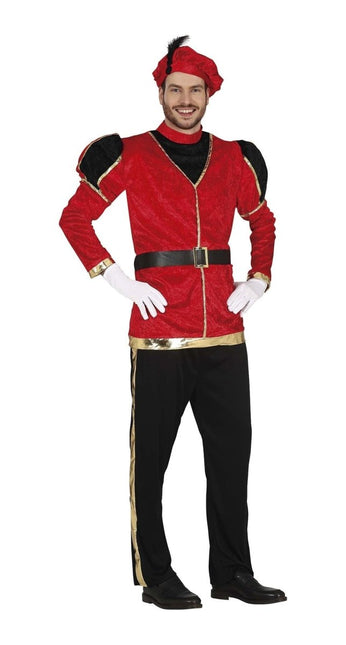 Pietenpak Rood/Goud van Fiestas Guirca koop je bij Partywinkel