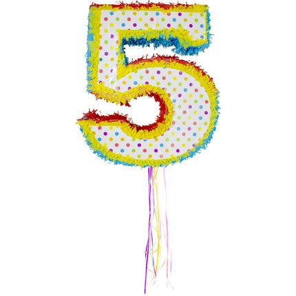 Pinata 5 Jaar 49cm van Folat koop je bij Partywinkel