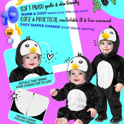 Pinguin Pluche Fluweel van Widmann koop je bij Partywinkel