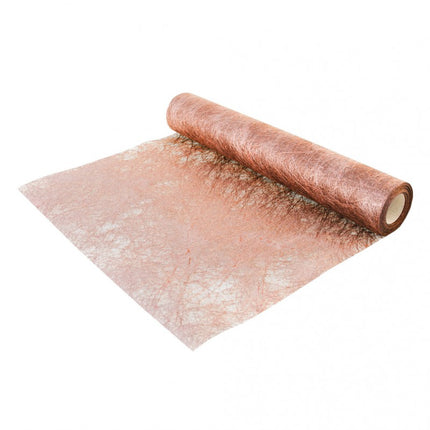 Chemin de table or rose brillant 10m
