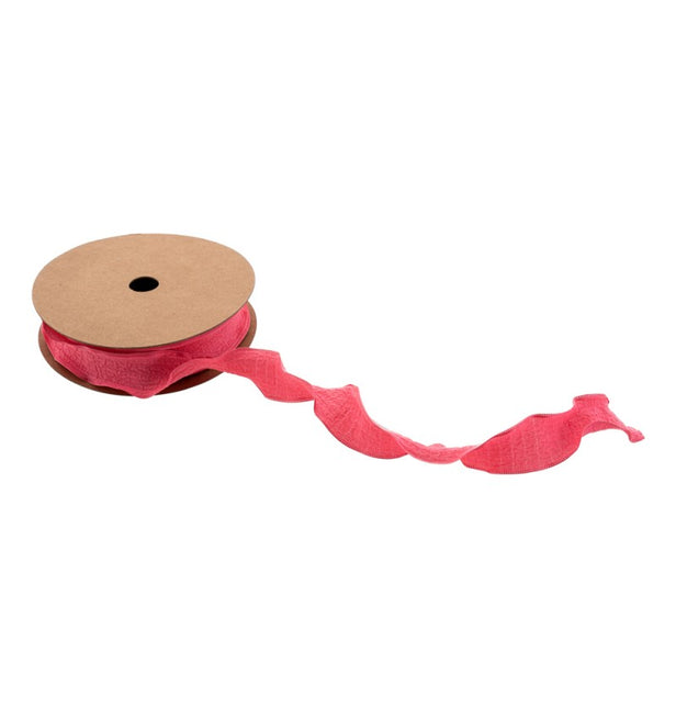 RUBAN ONDULÉ PINK LADY 2,5 CM X 10 M
