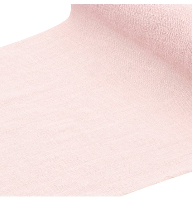 Nappe rose pâle en coton 2.4m