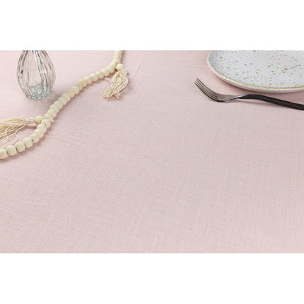 Nappe rose pâle en coton 2.4m