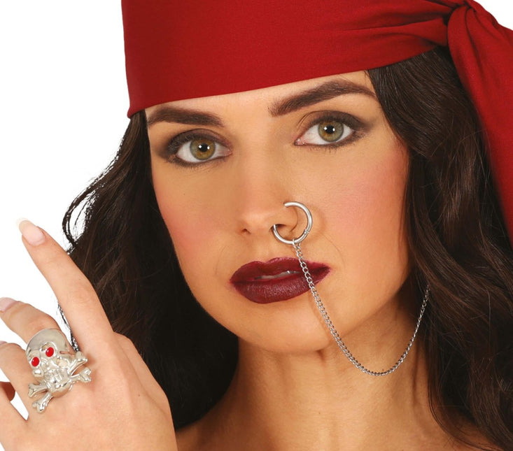 Piraat Accessoireset Zilver - Partywinkel - 8434077167571