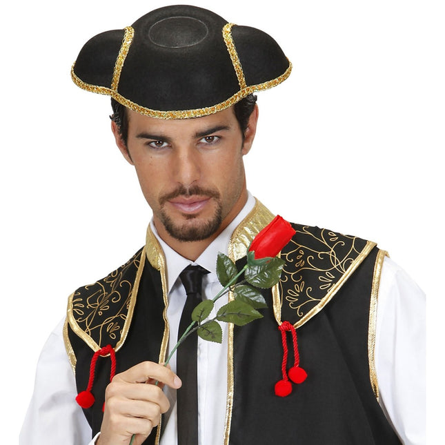 Piraat Hoed Zwart Goud van Widmann koop je bij Partywinkel