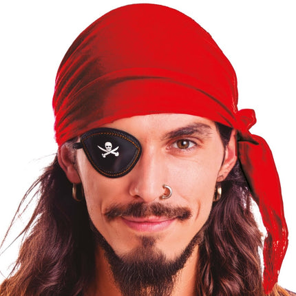Piraat Hoofdband Rood - Partywinkel - 8434077272466