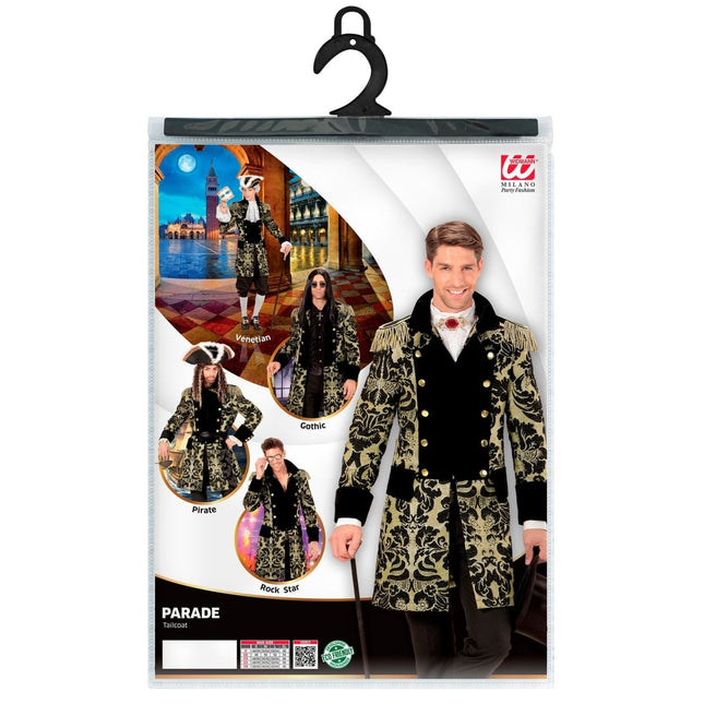 Piraat Jas Goud Zwart van Widmann koop je bij Partywinkel