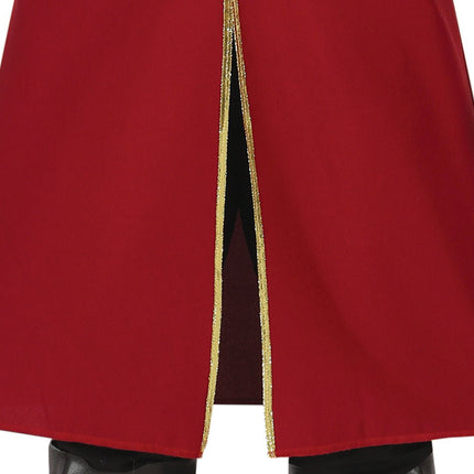 Piraat Kostuum Bordeaux Rood Heren Lang van Fiestas Guirca koop je bij Partywinkel