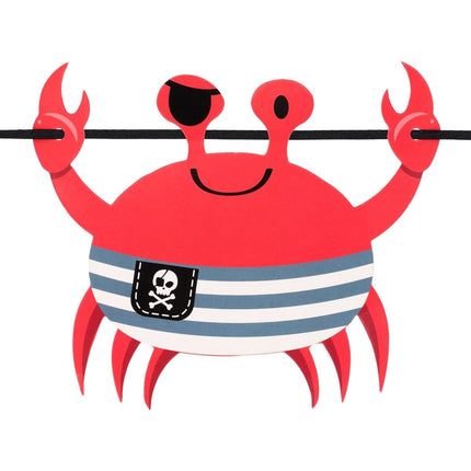 Piraat Letterslinger Happy Birthday 1,5m van Folat koop je bij Partywinkel