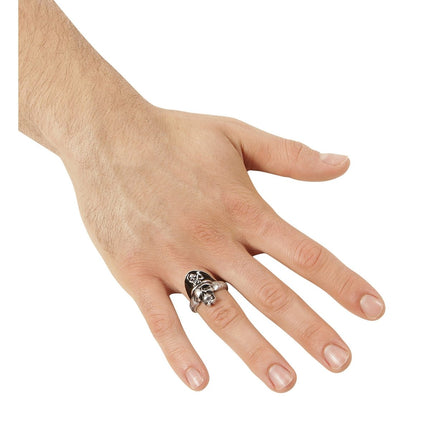 Piraat Ring Zilver van Widmann koop je bij Partywinkel