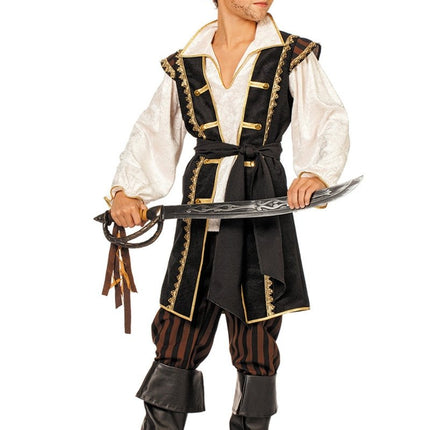 Piraten Kostuum Zwart Kind van Wilbers & Wilbers koop je bij Partywinkel