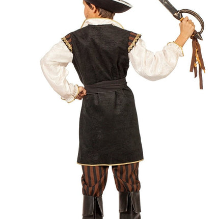 Piraten Kostuum Zwart Kind van Wilbers & Wilbers koop je bij Partywinkel